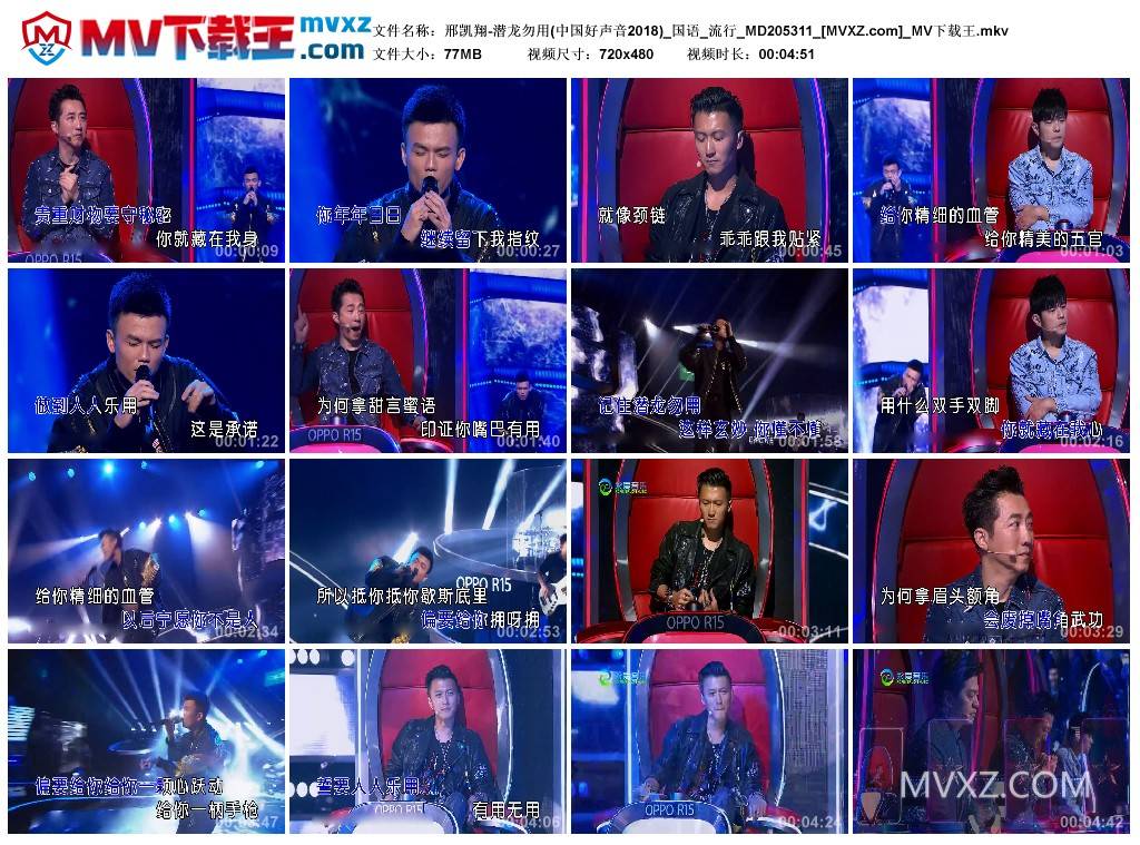 邢凯翔-潜龙勿用(中国好声音2018)_国语_流行_MD205311